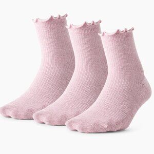 NWT Wilfred Sugarplum Metallic Crew Sock 3-pack